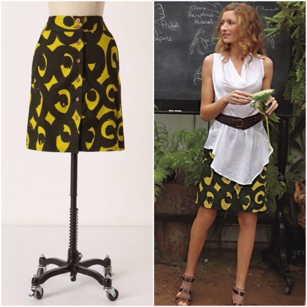 Beautiful Marimekko for Anthropologie Skirt Size 8